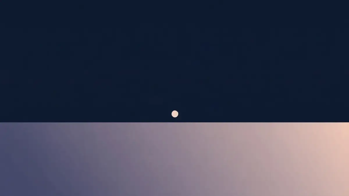 Abstract illustration representing melatonin for sleep what it does and does not do